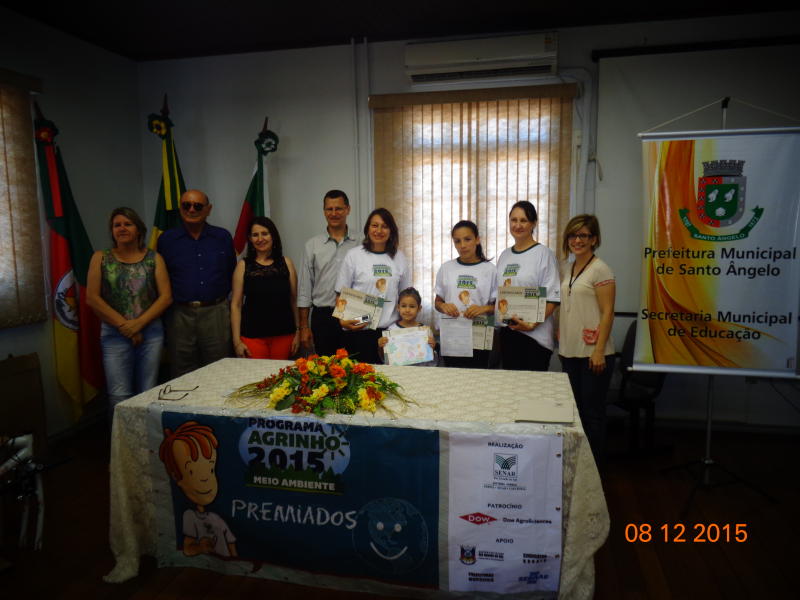 Professores e estudantes de Santo Ângelo são premiados no Programa Agrinho